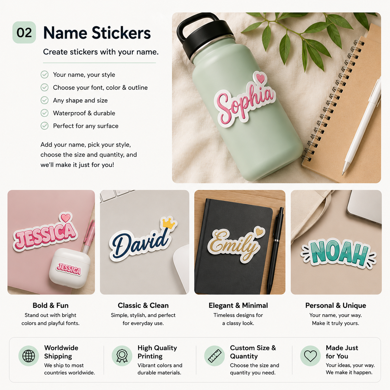 02  Name Sticker